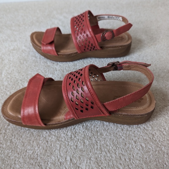 Rocky 4EurSole RKH185 Women Red Sprightly Slingback Comfort Sandal Non-Slip Sz 9 - Picture 7 of 16